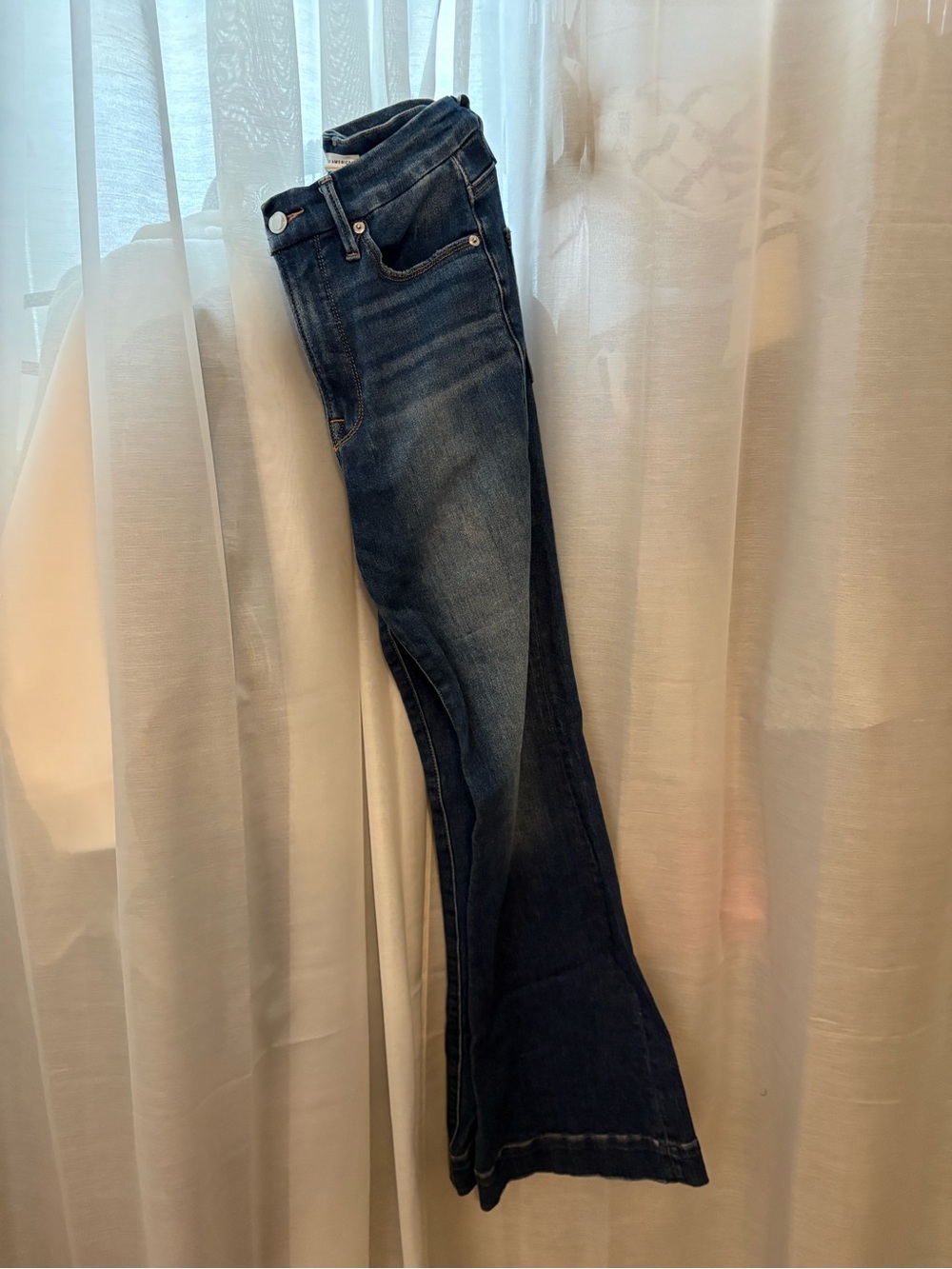 Good American Indigo Flare Jeans